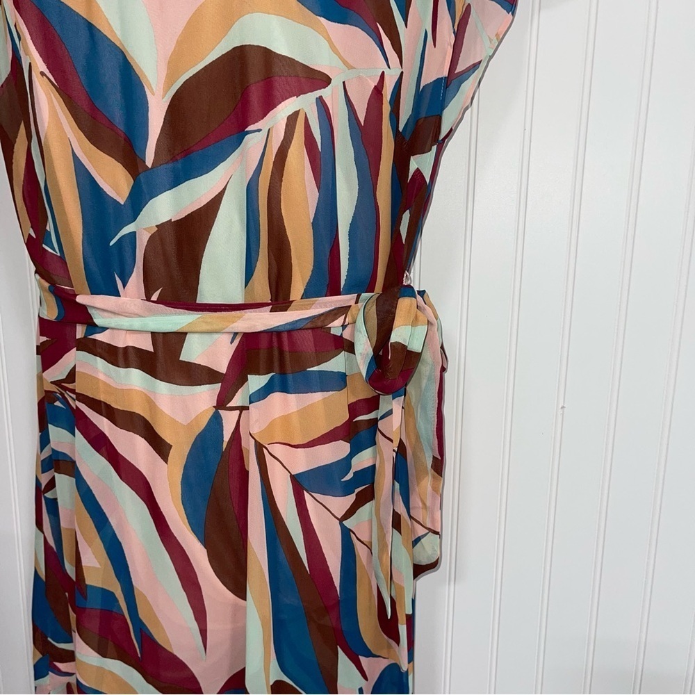 Lane Bryant Multicolor Midi Dress with Elegant Design - Picture 3 of 8